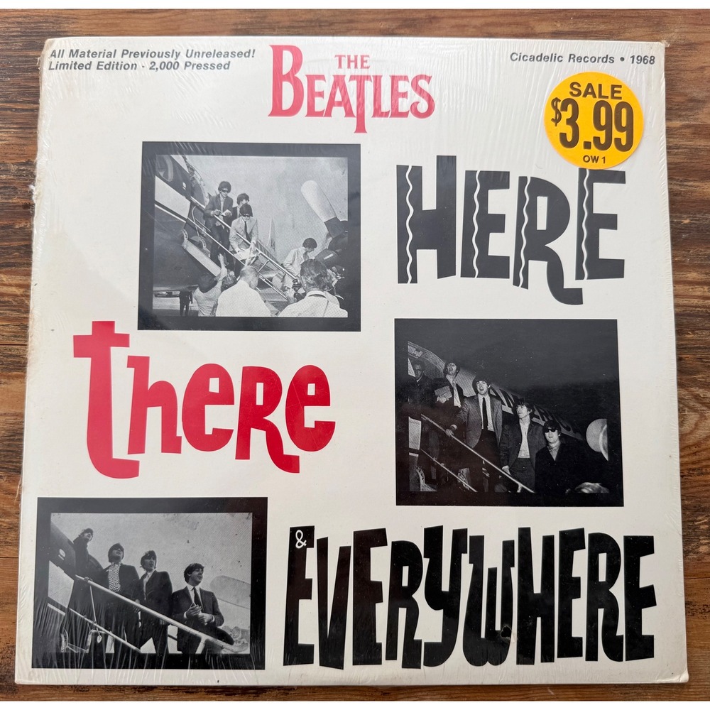 The Beatles Here There & Everywhere Vinyl‎ LP Cicadelic Records 1968 RARE SEALED